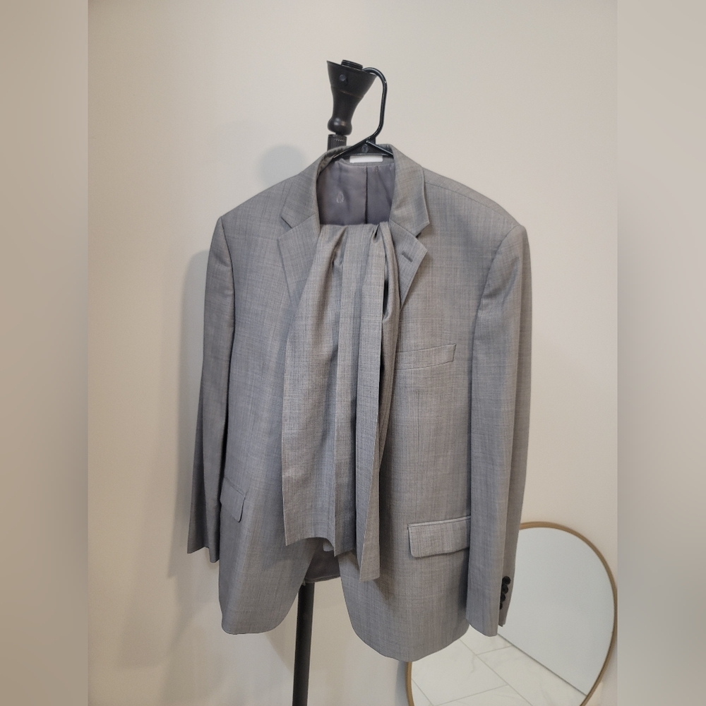 Ralph Lauren Black Label Grey Wool Suit Size 48R New NWoT